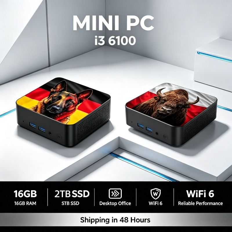 Pc Gaming New - 2026年新型ミニPC インテル Core i3 6100 Windows