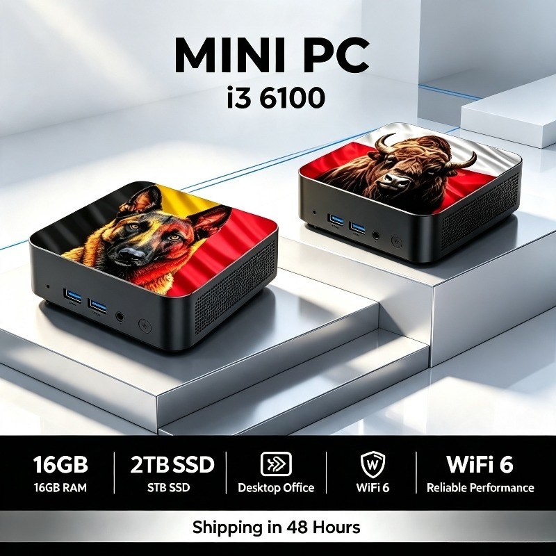 Pc Gaming New - 2026年新型ミニPC インテル Core i3 6100 Windows