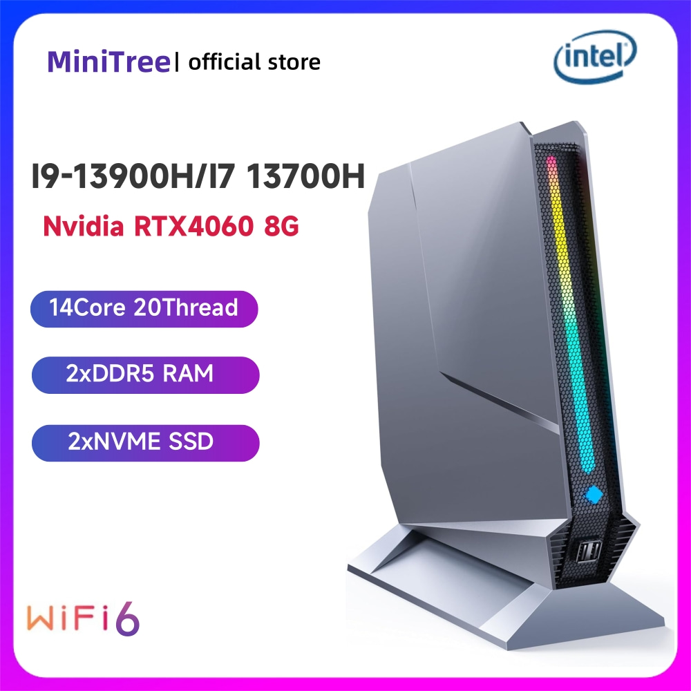 Pc Gaming Intel Core I7 - デスクトップミニゲーミングコンピューター Core i9-13900H Nvidia RTX4060 8G