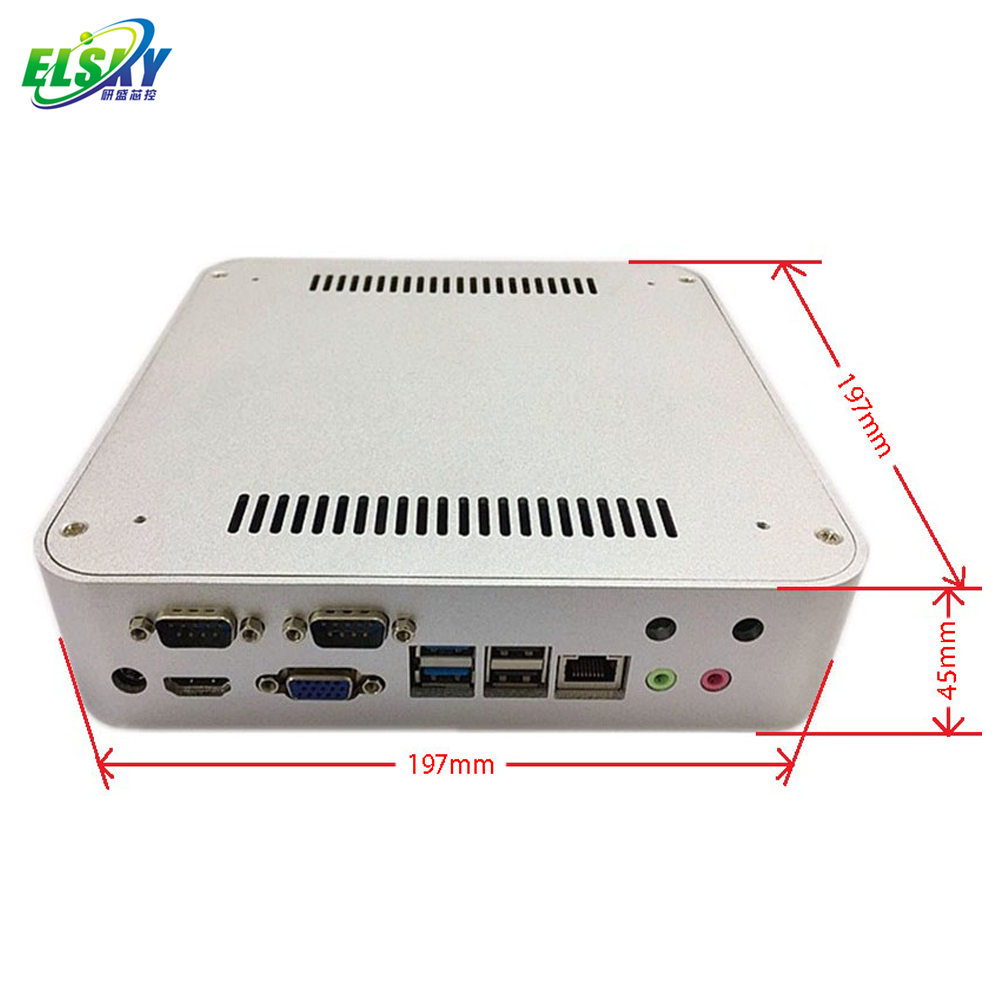 Pc Gaming Price - ELSKY低価格ファンレスミニPCゲーミングHD4000 J1800プロセッサ VGA RS485 COM 1080P
