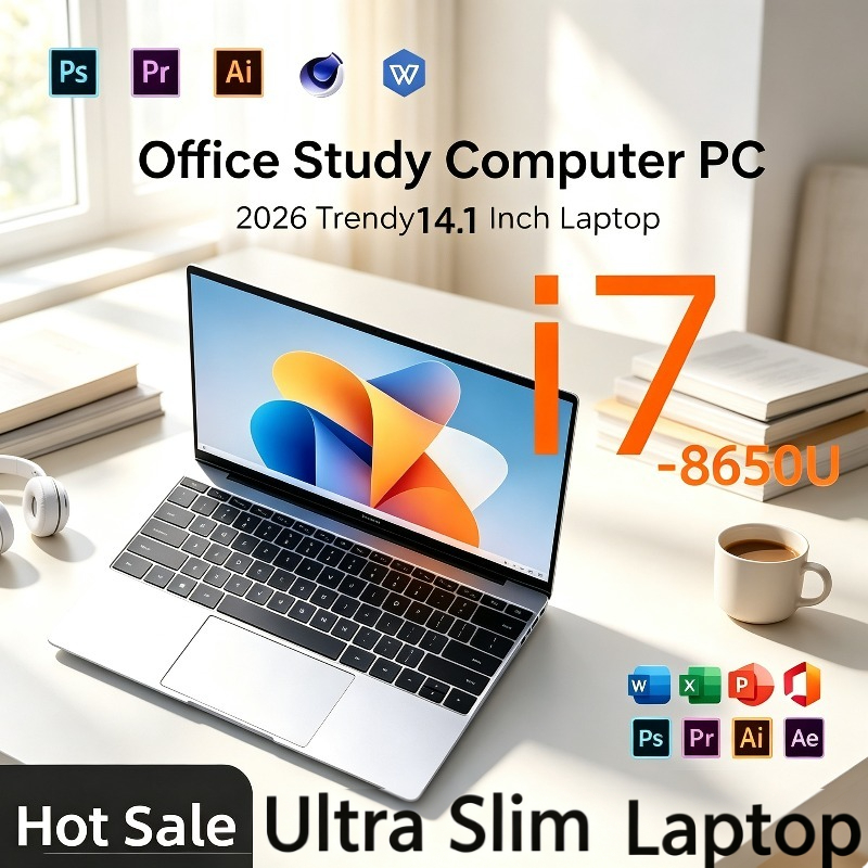 Pc Gaming Intel Core I7 - 超薄型14.1インチノートパソコン 32GB DDR4 1TB/2TB SSD Intel