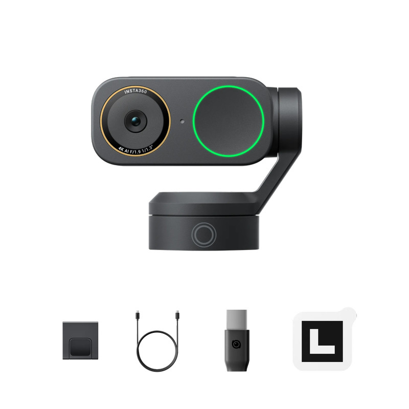 Webcam 4K - Insta360 Link 2C Pro スタンダードバンドル ウェブカメラ