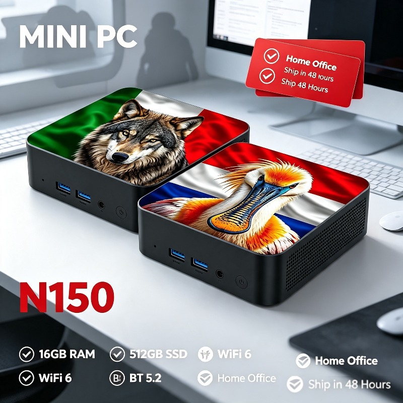 Pc Gaming New - 新型ミニPCコンピューター インテルコアN150 16GB RAM 1TB/2TB ゲーミングPC