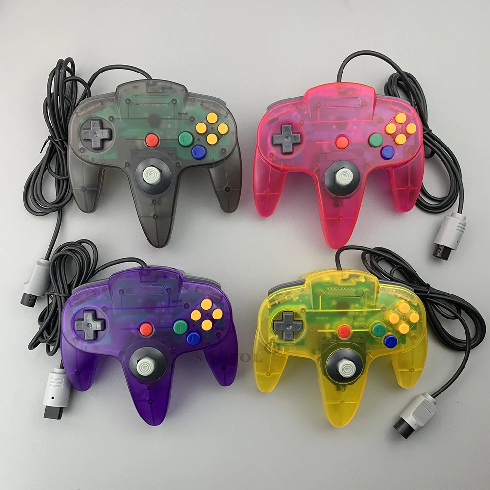 有線ゲームパッド NS 64 ホスト N64 コントローラゲ - Joystick Pc Gaming のレビューと価格