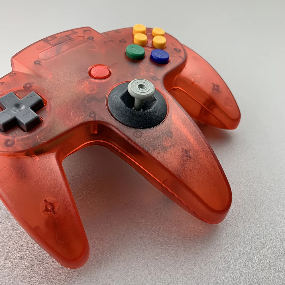有線ゲームパッド NS 64 ホスト N64 コントローラゲ - Joystick Pc Gaming のレビューと価格