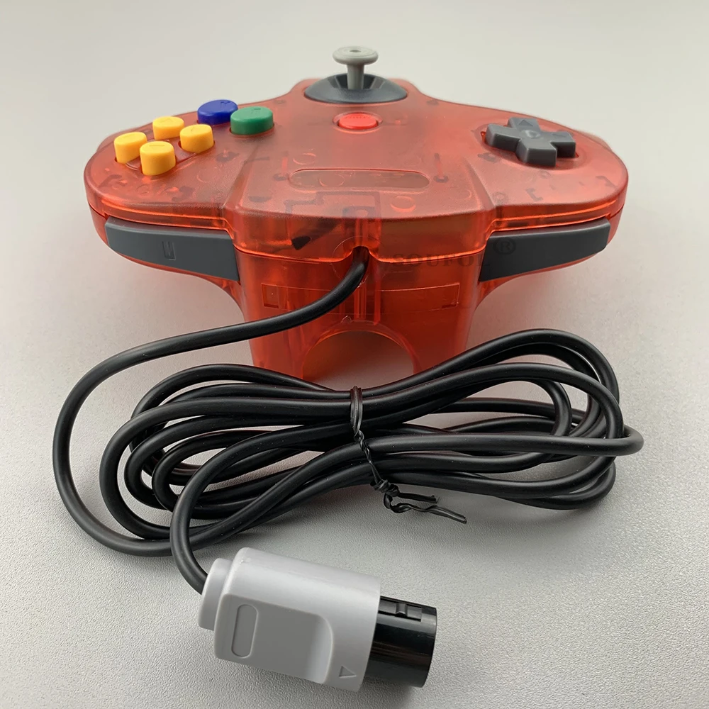 有線ゲームパッド NS 64 ホスト N64 コントローラゲ - Joystick Pc Gaming のレビューと価格