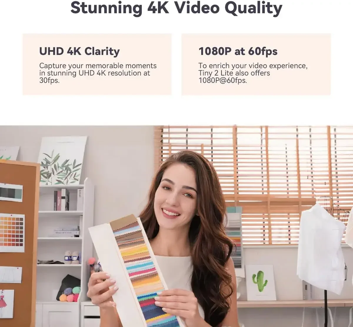 Tiny 2 Lite 4K PTZウェブカメラ AI追跡機 - Webcam 4K のレビューと価格