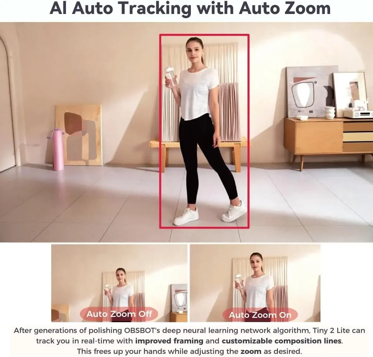 Tiny 2 Lite 4K PTZウェブカメラ AI追跡機 - Webcam 4K のレビューと価格