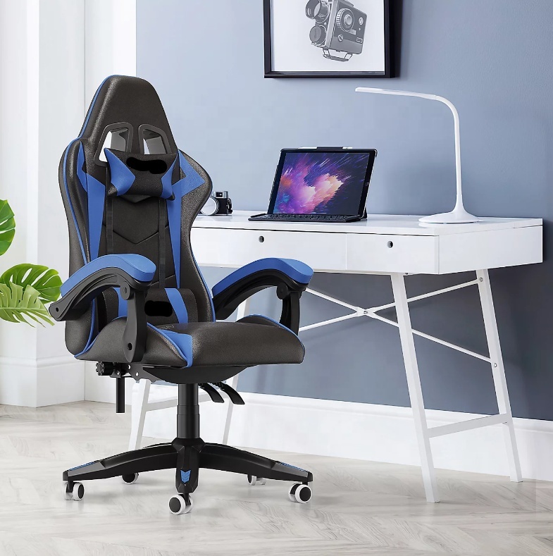 調整可能なレーシングゲーマーチェア、黒と赤のPUレザー回転椅 - Pc Gaming Price のレビューと価格