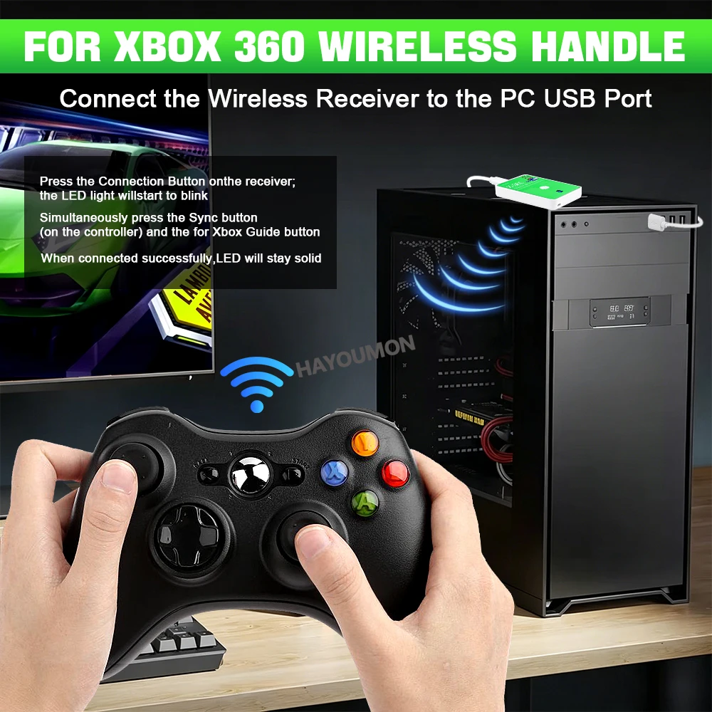 新しいワイヤレスゲーミングレシーバー XBOX 360 PC - Pc Gaming Xbox のレビューと価格