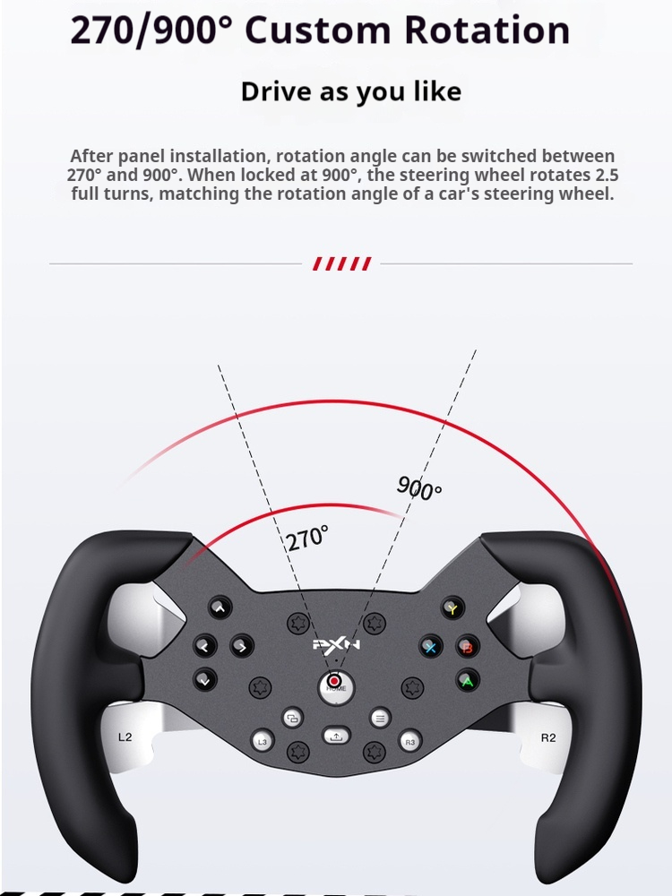 PXN W V10-F フォーミュラF1ゲーミングステアリン - Pc Gaming Xbox のレビューと価格