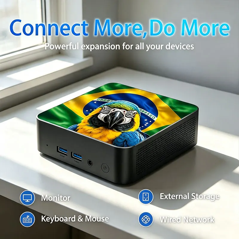 ニューメキシコ ブラジル国旗 ミニPC インテルコア N95 - Pc Gaming New のレビューと価格