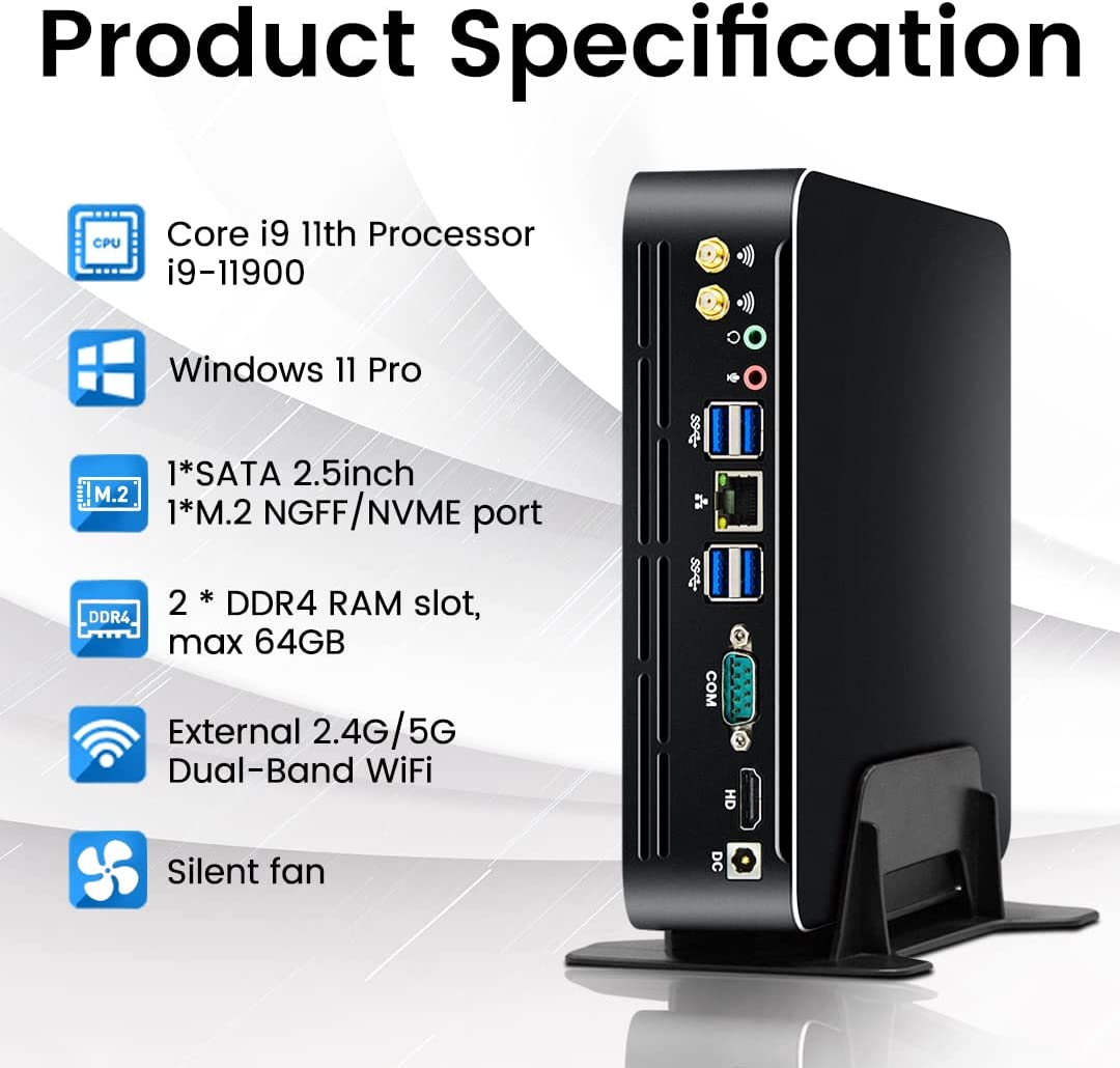 Partaker 第11世代インテルミニPC Windows - Pc Gaming Intel Core I7 のレビューと価格