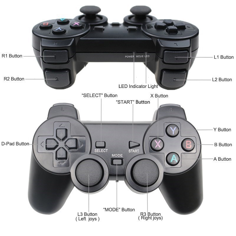遅延なし2.4Gワイヤレスゲームコントローラー2個入りUSB - Joystick Pc Gaming のレビューと価格