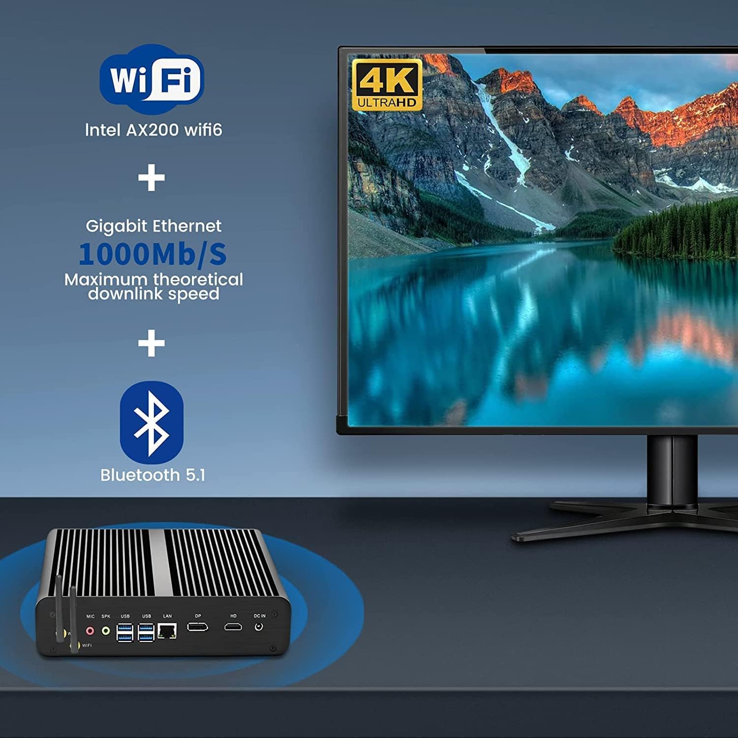 第12世代 Alder Lake搭載ファンレスミニPC In - Pc Gaming Intel Core I7 のレビューと価格